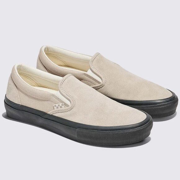 Vans Skate Slip-On Sneakers Shoes Tan/Black VN0A2Z31Y59 Men's US SIZE 10 NEW - Picture 12 of 14
